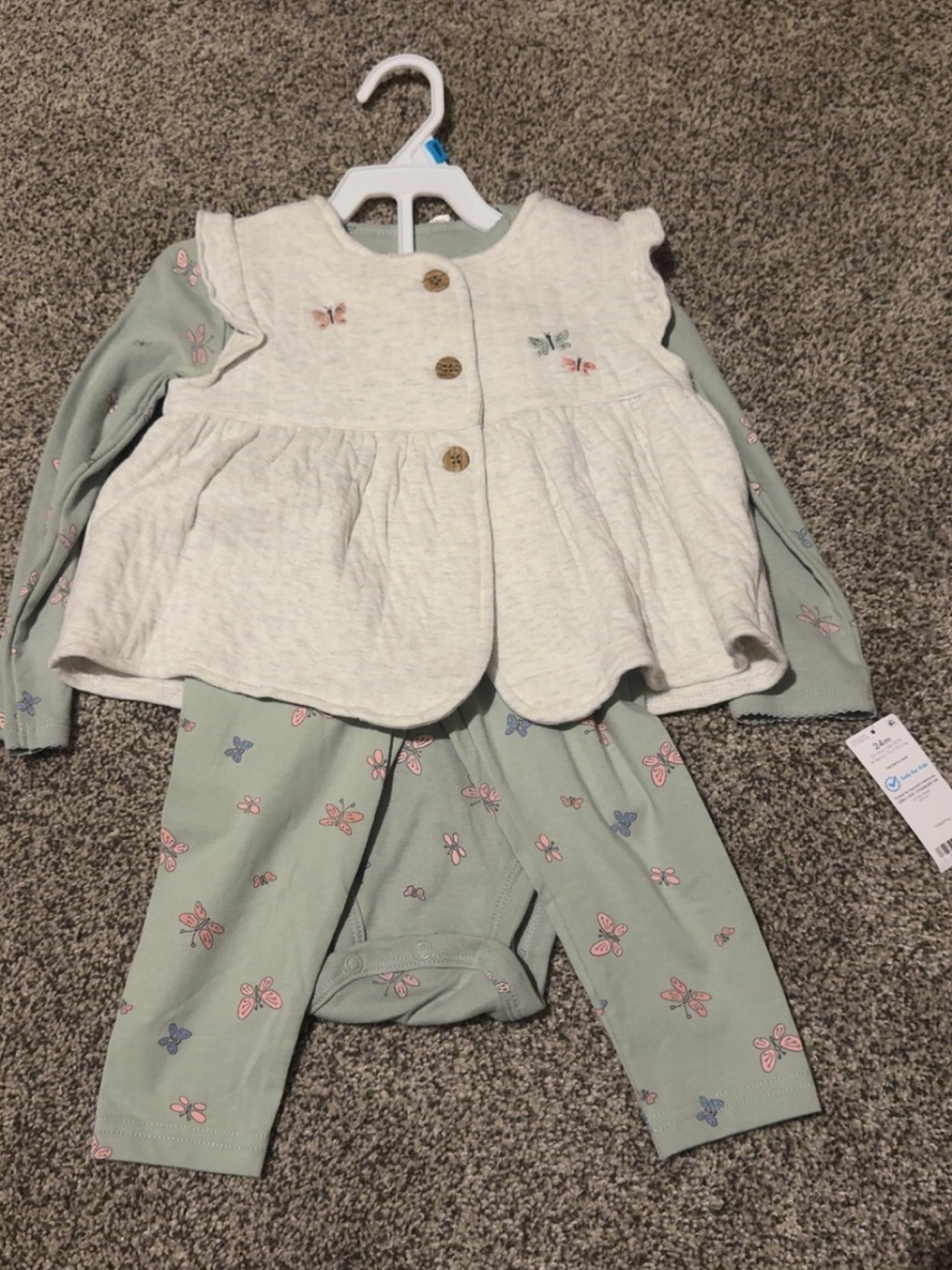 Carters 4 Piece Butterfly Set